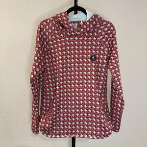 NWT Original Penguin Printed Knit Golf Hoodie - Large